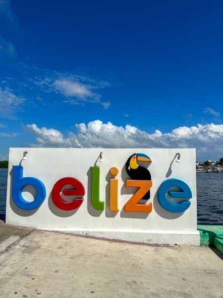 Belize sign san pedro