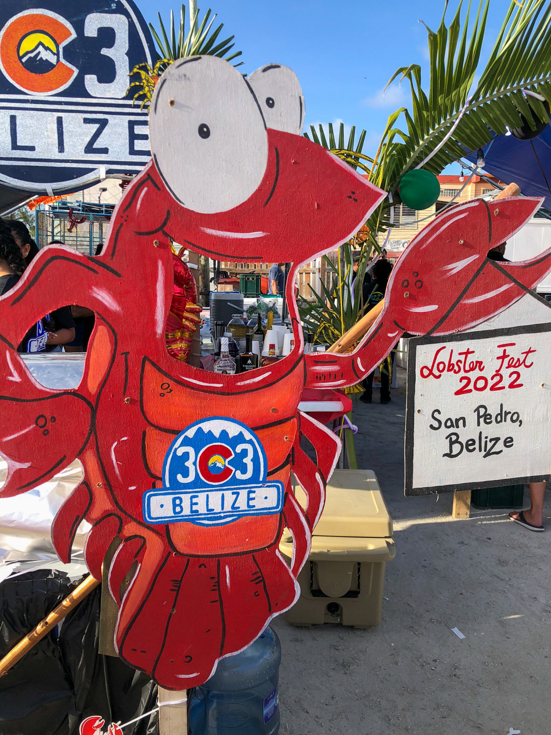 303 Belize Lobster Sign
