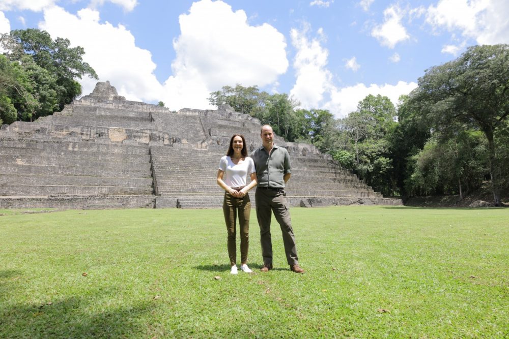Kate and William at Caracol