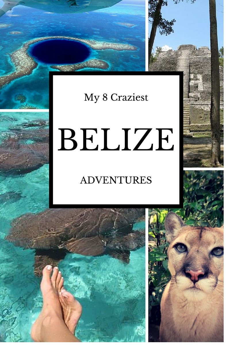 My Eight Craziest Adventures in Belize - Rappelling, diving the Blue Hole, caving. wild animals and more