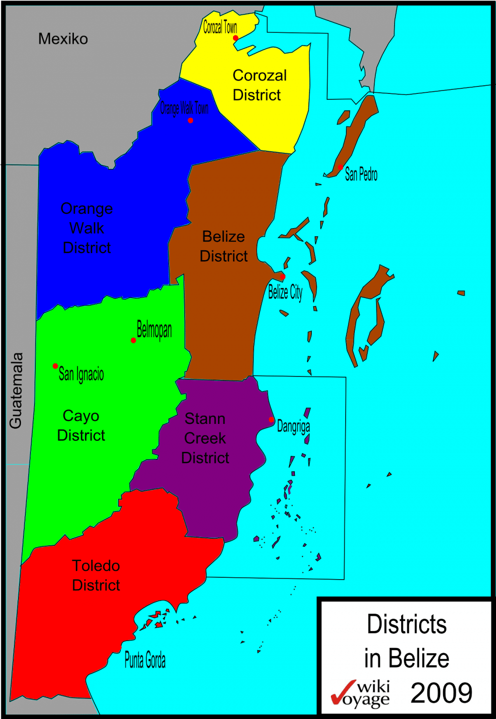 Belize_Districts