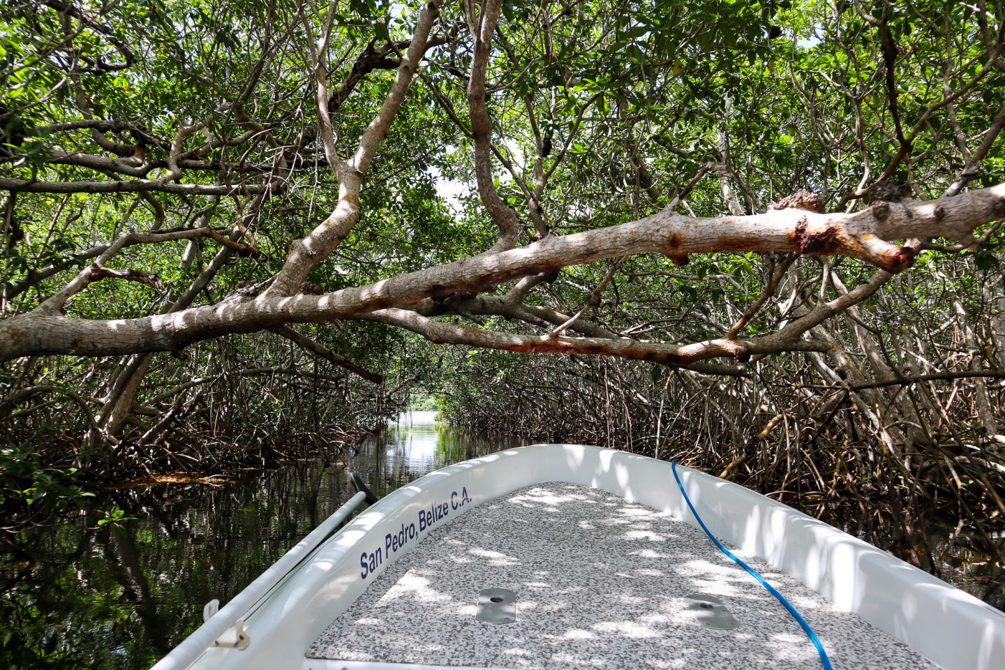 The tiny cut into the Cantena Lagoon