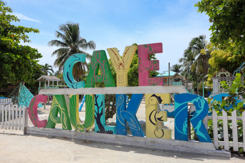 Caye Caulker sign