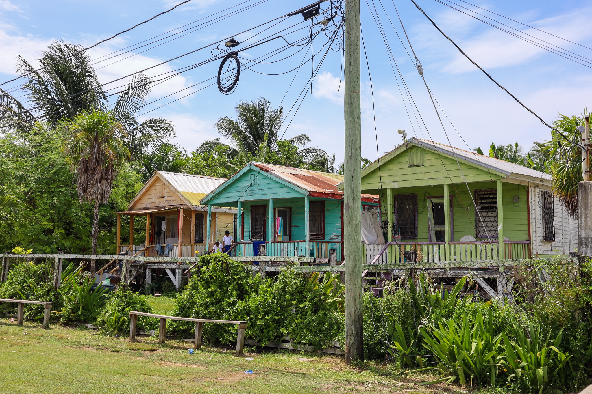 Cutest little houses on Caye Caulker 