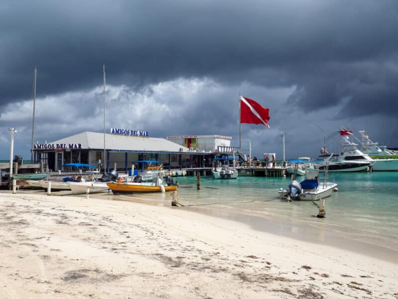 Dramatic sky at Amigos