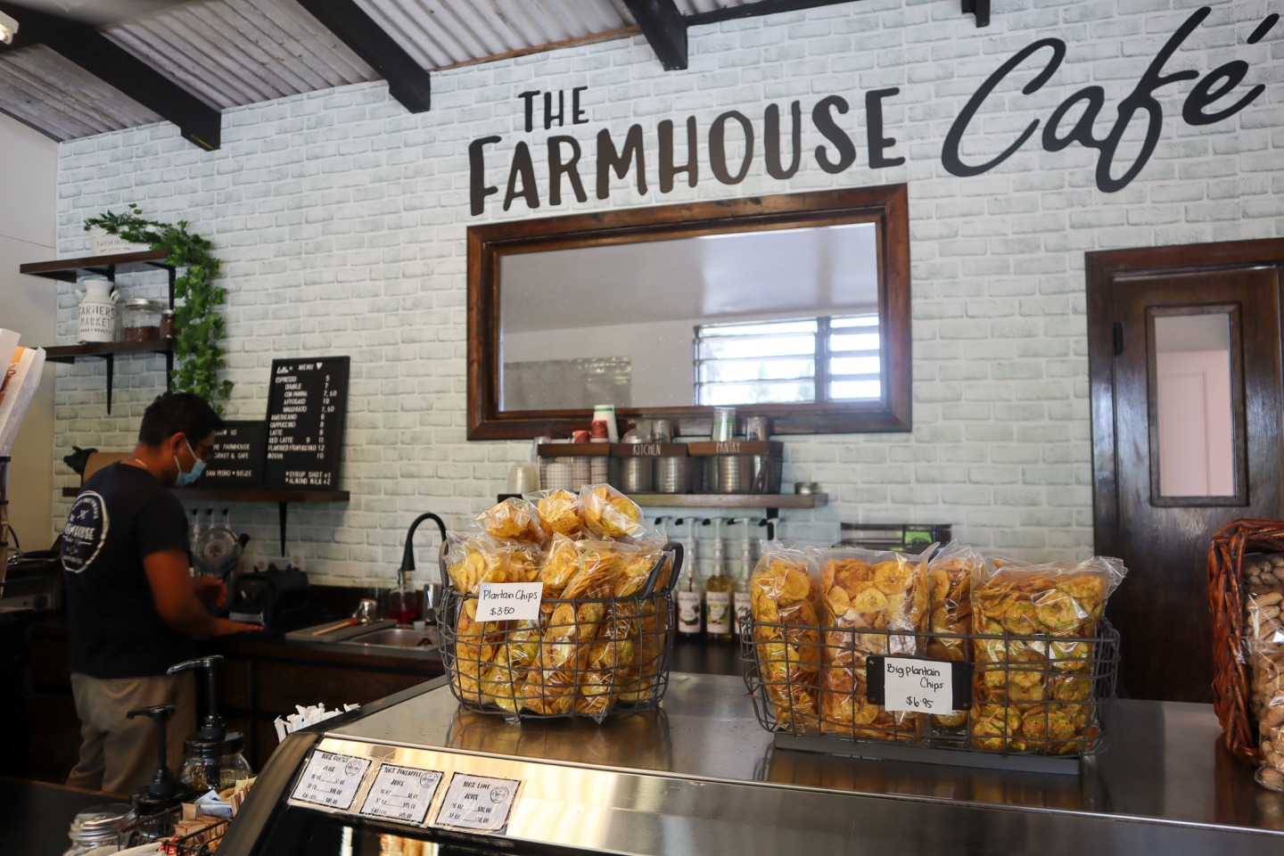 Farmhouse counter