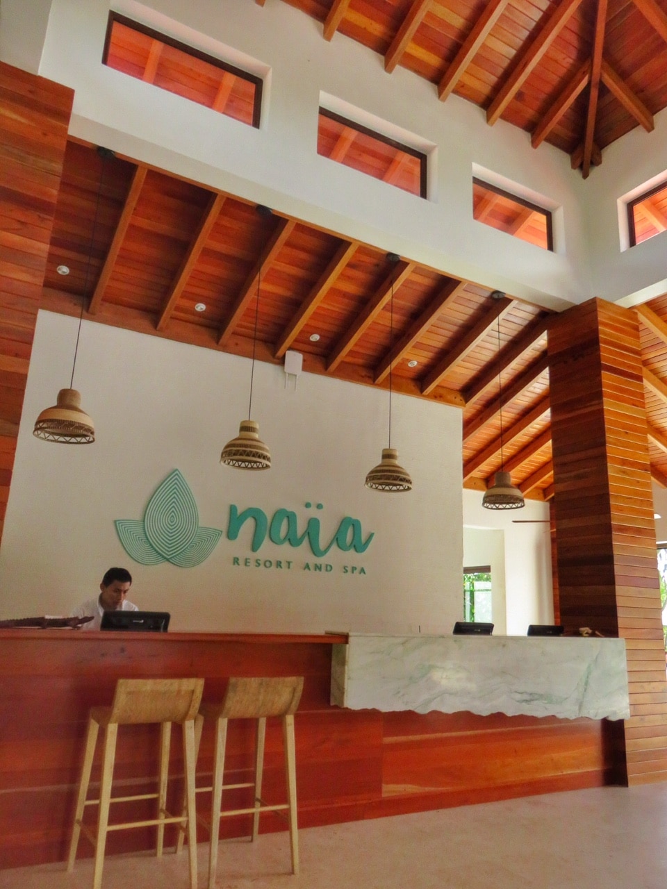 Front Desk Naia Resort Placencia Belize