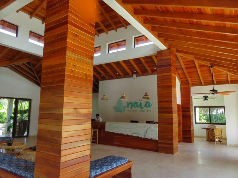 Front Desk, Naia Resort and Spa, Placencia, Belize