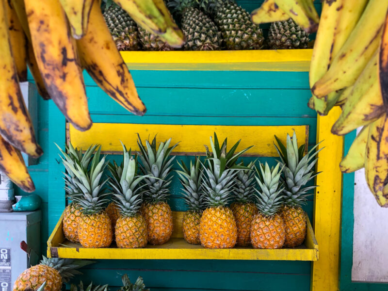 Pineapples at Local Shop