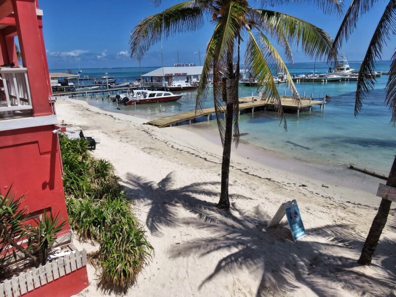 View from Fido's San Pedro Belize