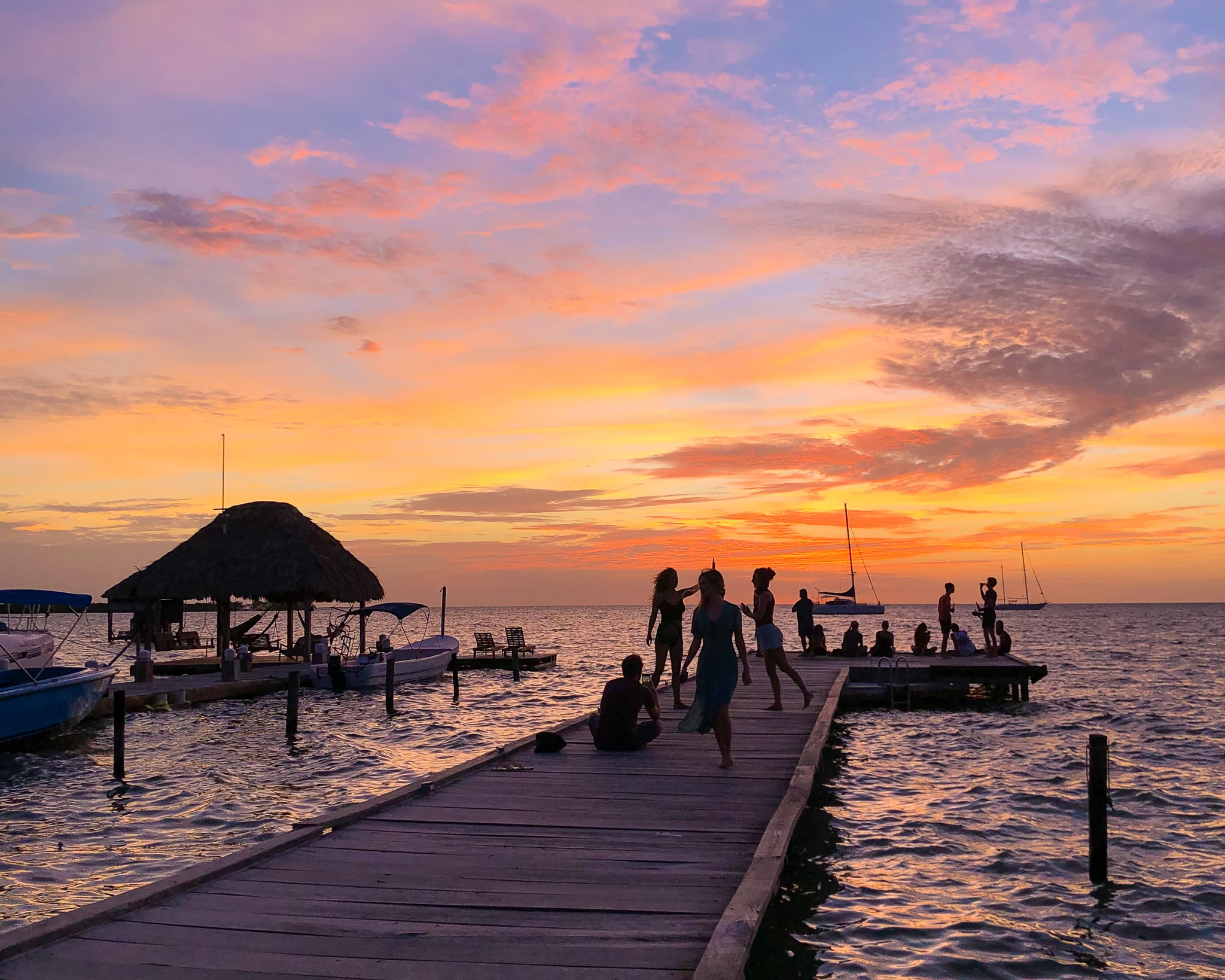 Sunset at Iguana Reef Resort