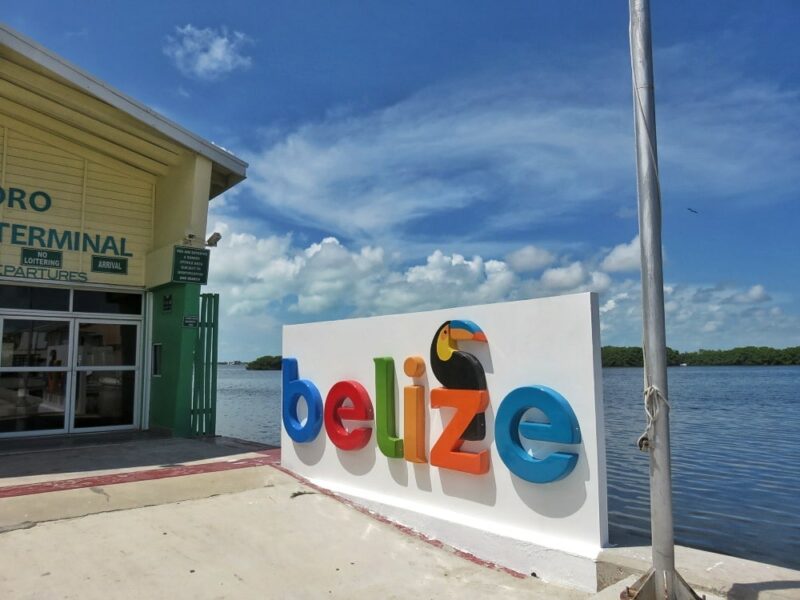 Belize Sign in San Pedro