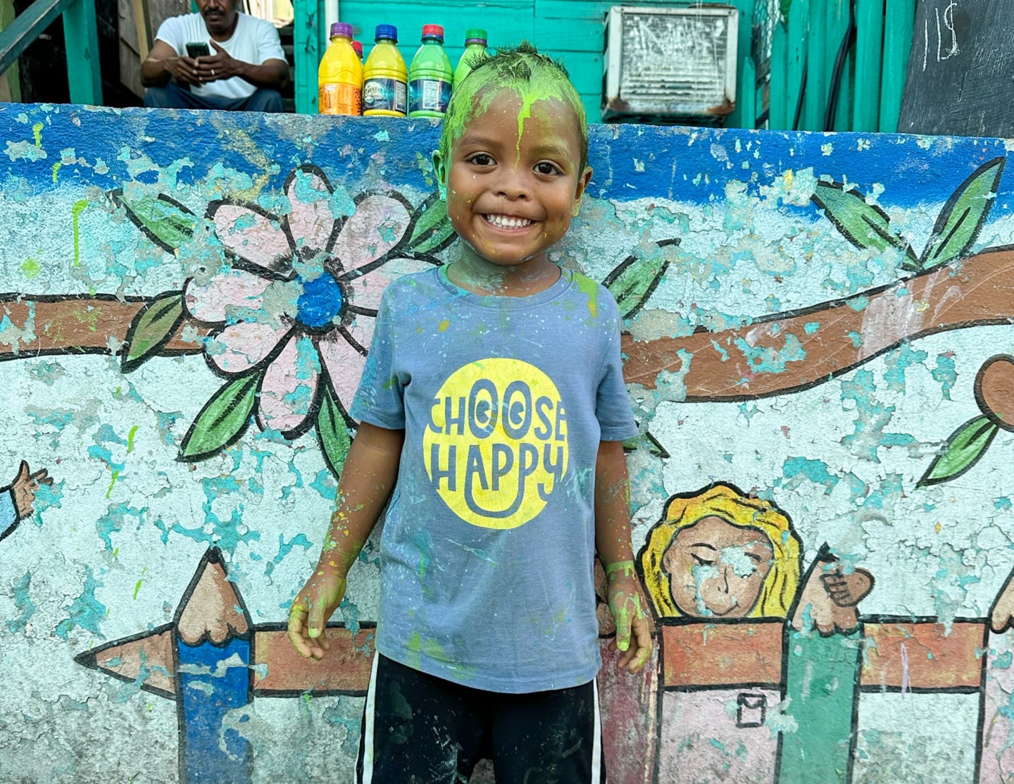 San Pedro’s 2023 Carnaval Begins:  Let the Kids Paint!