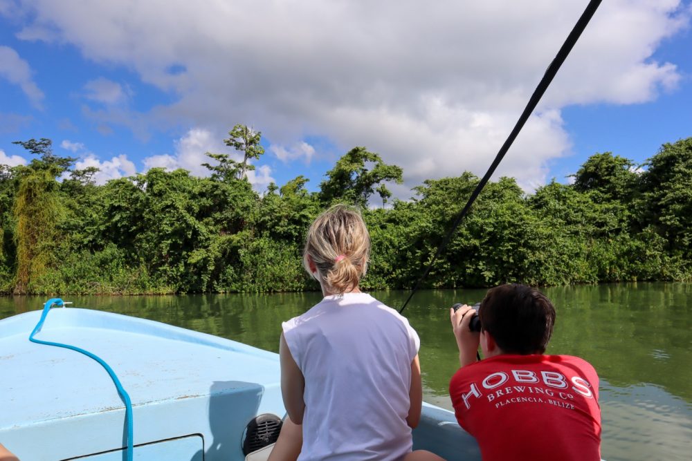 Two Family Friendly Tours We Enjoyed in Placencia, Belize:  Monkey River Visit & Snorkel at Laughing Bird Caye