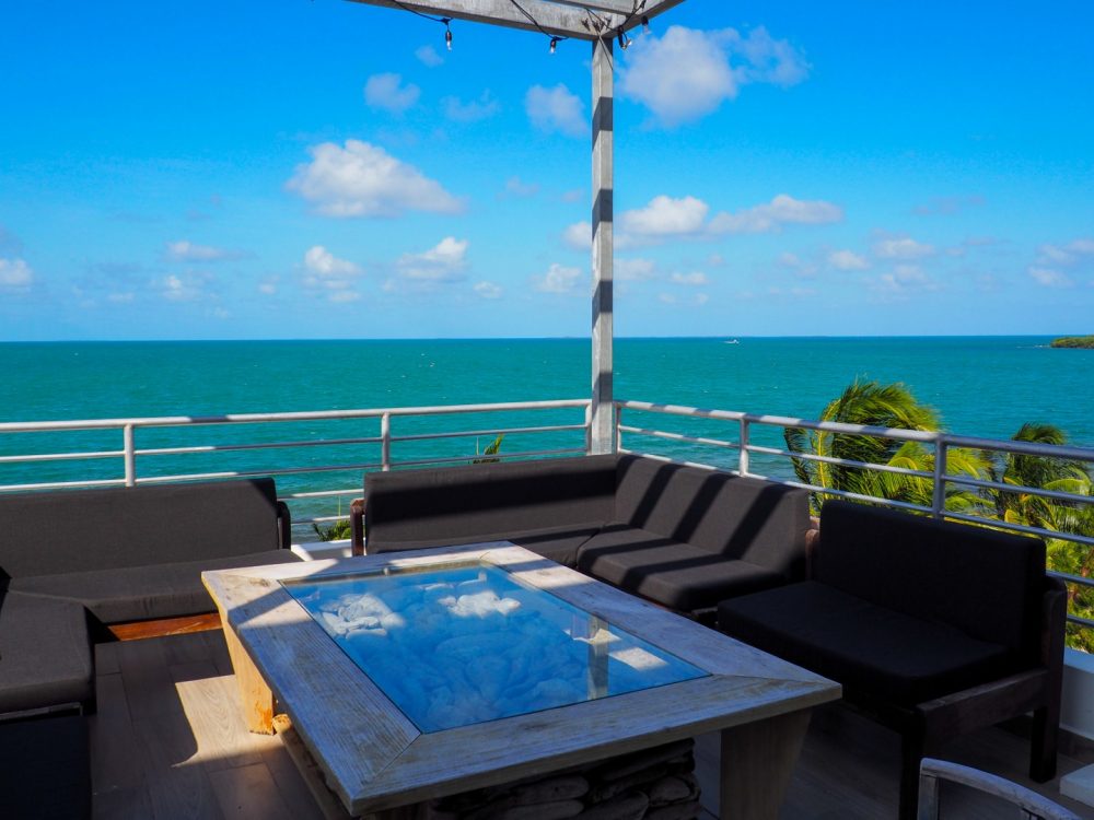 A Restaurant with THE View:  Muna Rooftop Restaurant & Bar in Placencia Village