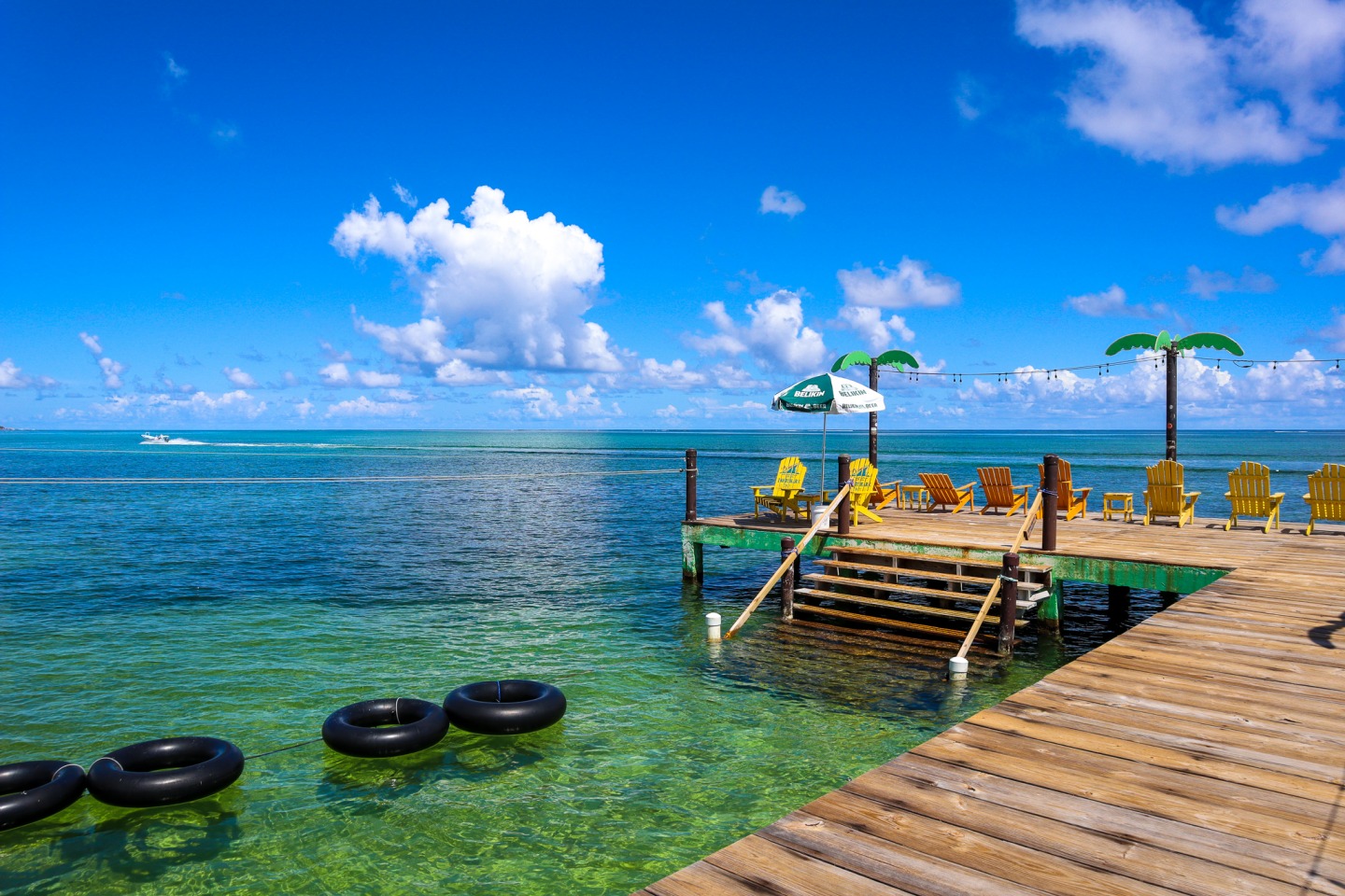 Swim area at Palapa Bar in October