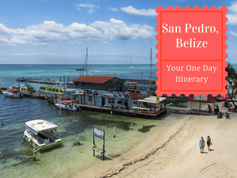 Itinerary if you MUST spend just one day on Ambergris Caye, Belize. Snorkeling, EATING and lots more.