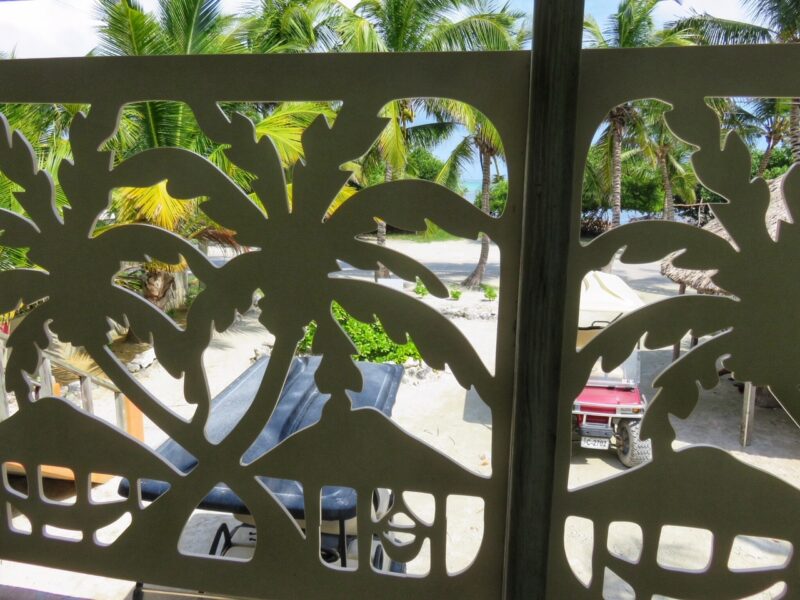 View thru the railing Boca Del Rio