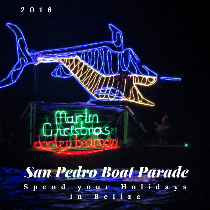 If you are thinking about Christmas in the tropics, check out our annual Lighted Boat parade in San Pedro, Belize.  Holidays + flip flops = good times