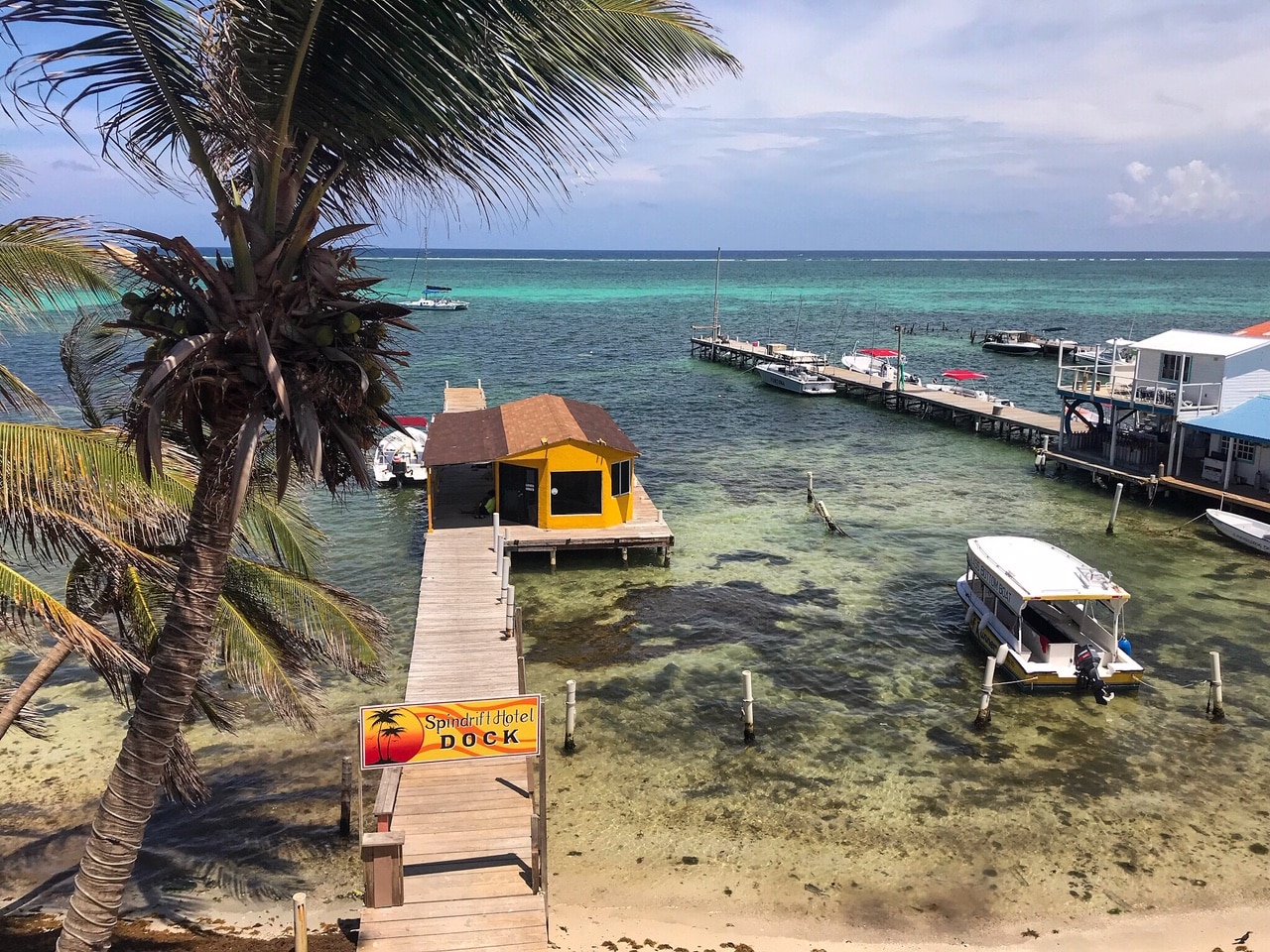 View from above San Pedro town