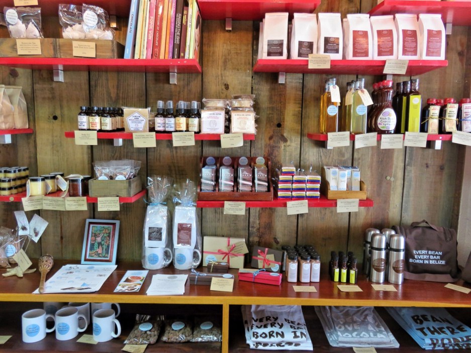 Chocolate shop display