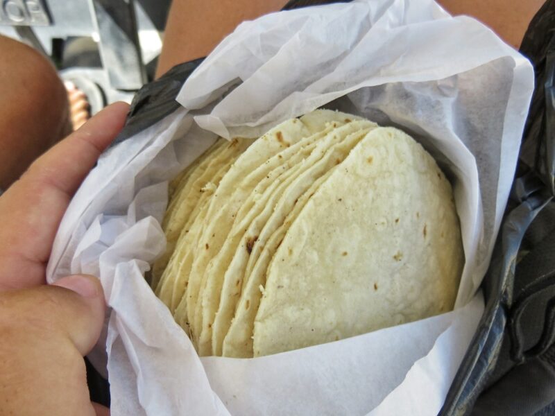 Corn Tortillas in San Pedro