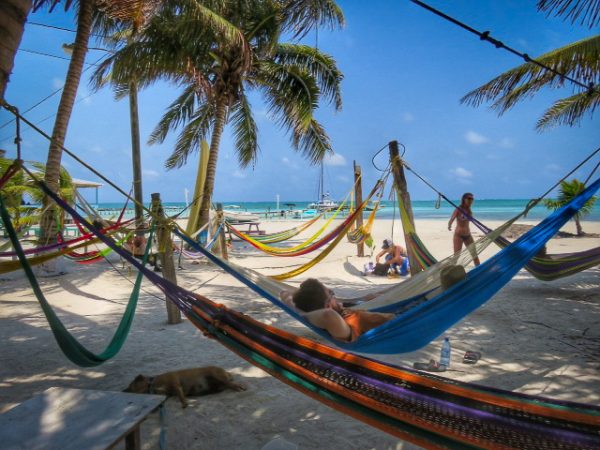 Hammock garden in Caye Caulker