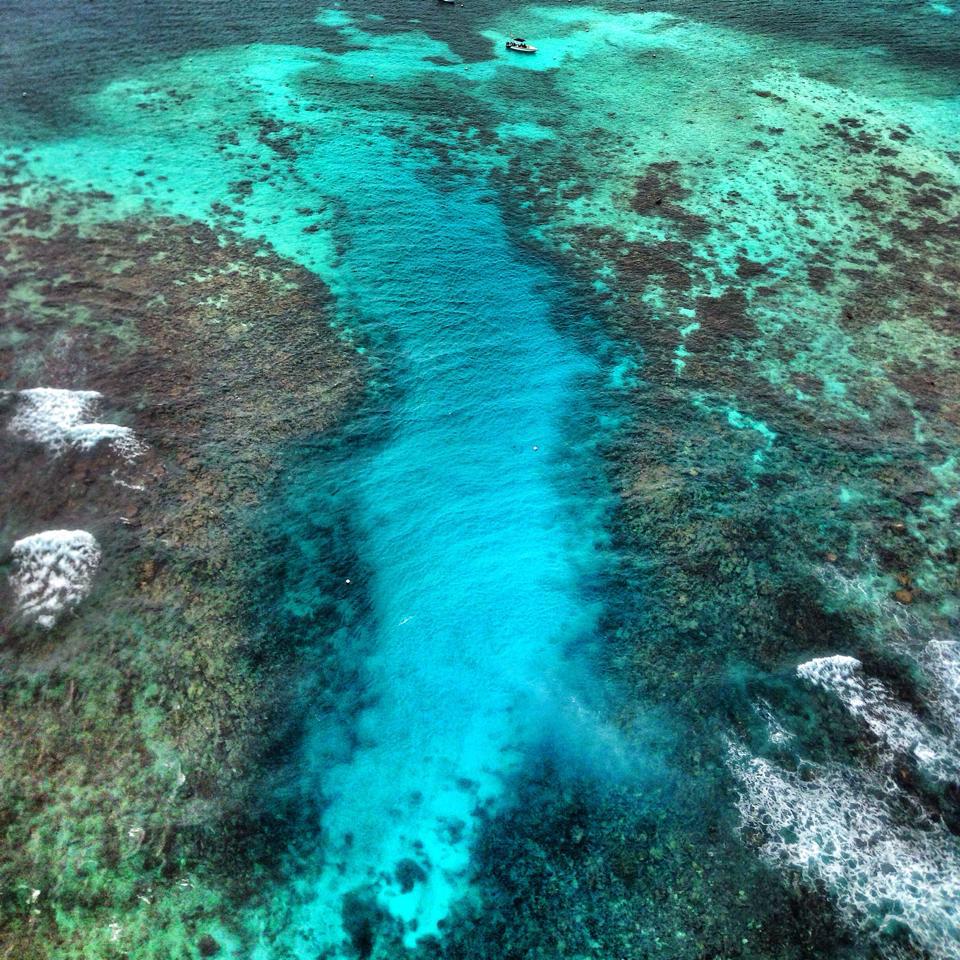 Hol Chan Marine Reserve cut in the Reef, Ambergris Caye, Belize