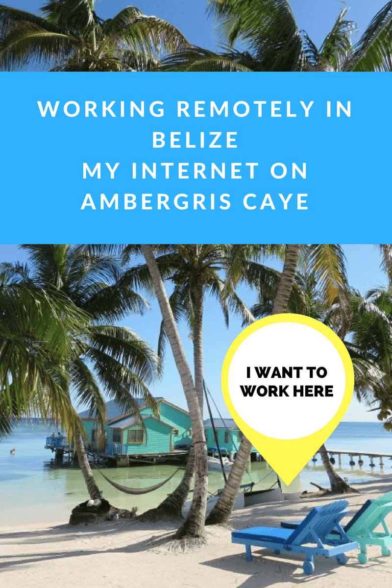 Can you be a digital nomad in Belize? Here is a look at my internet on Ambergris Caye