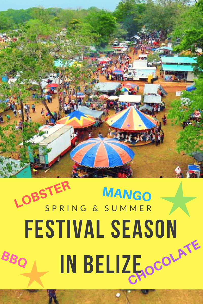Spring and Summer are such great times to VISIT BELIZE - it's time for FESTIVALS! Chocolate fest, mangoes, LOBSTER and more...