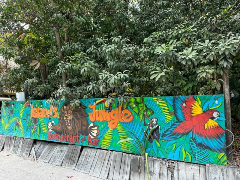 Island Jungle Bar Sign