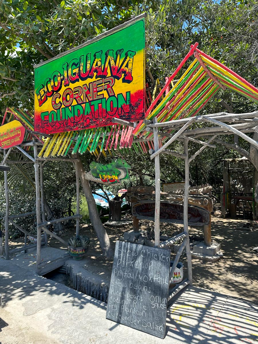 Restaurant Menu at Iguana Sanctuary
