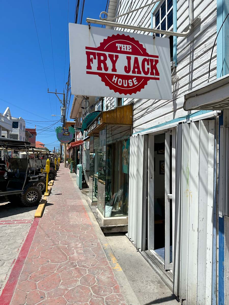 Sign for Fry Jack House