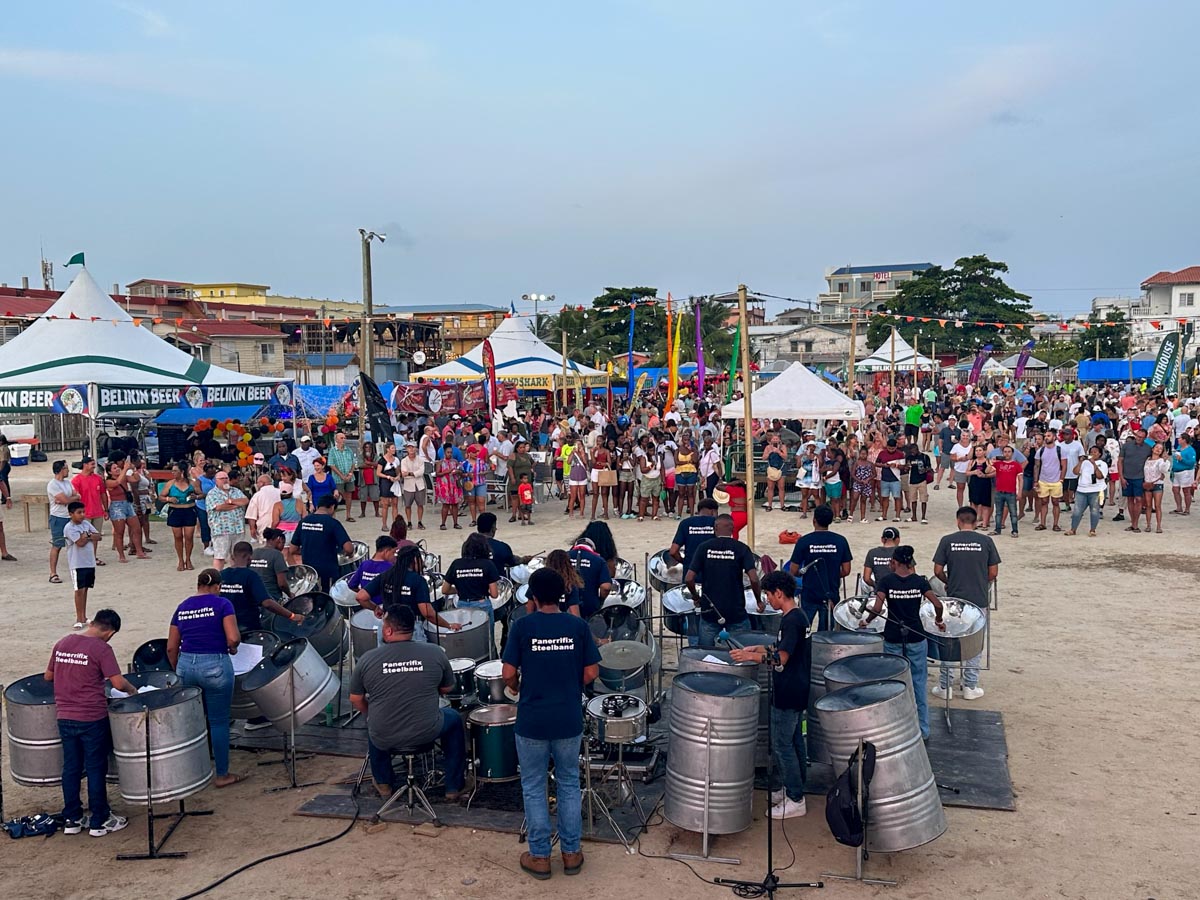 Looking out over Lobster Festival