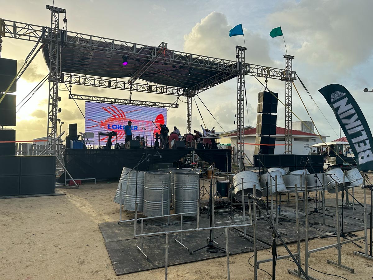 Stage at Lobsterfest