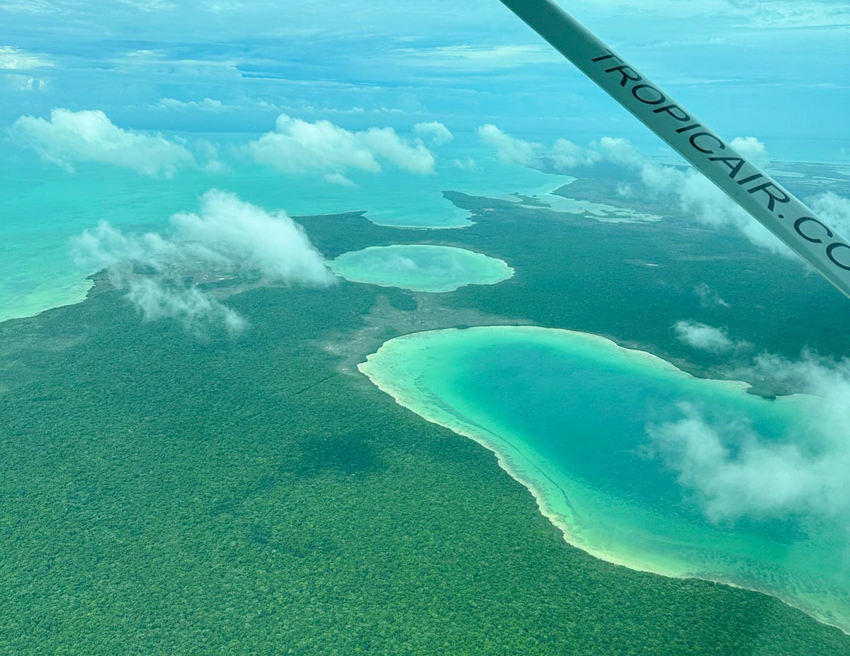 Flying outside of Corozal Belize