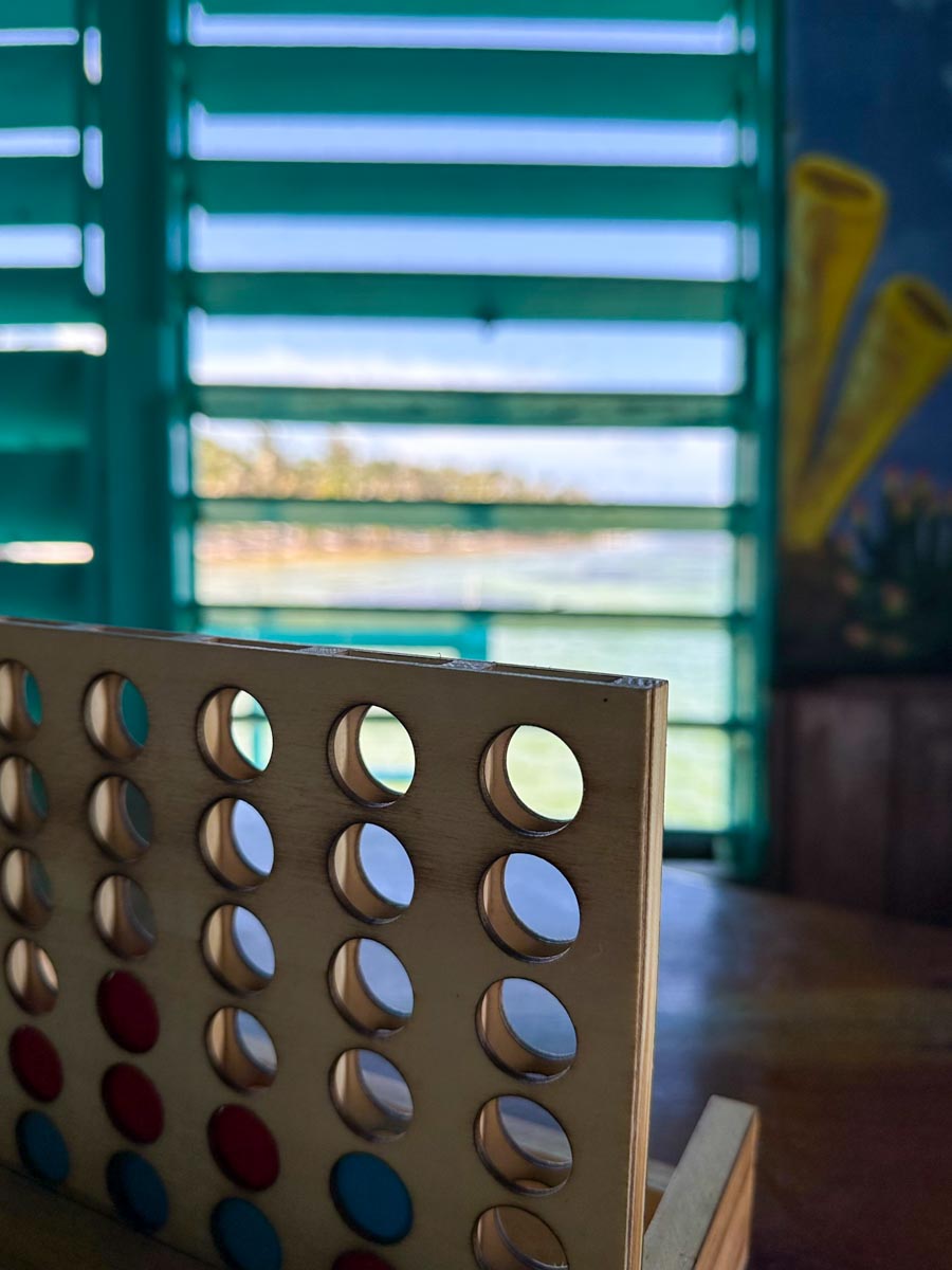 Connect Four at Tranquility Bay