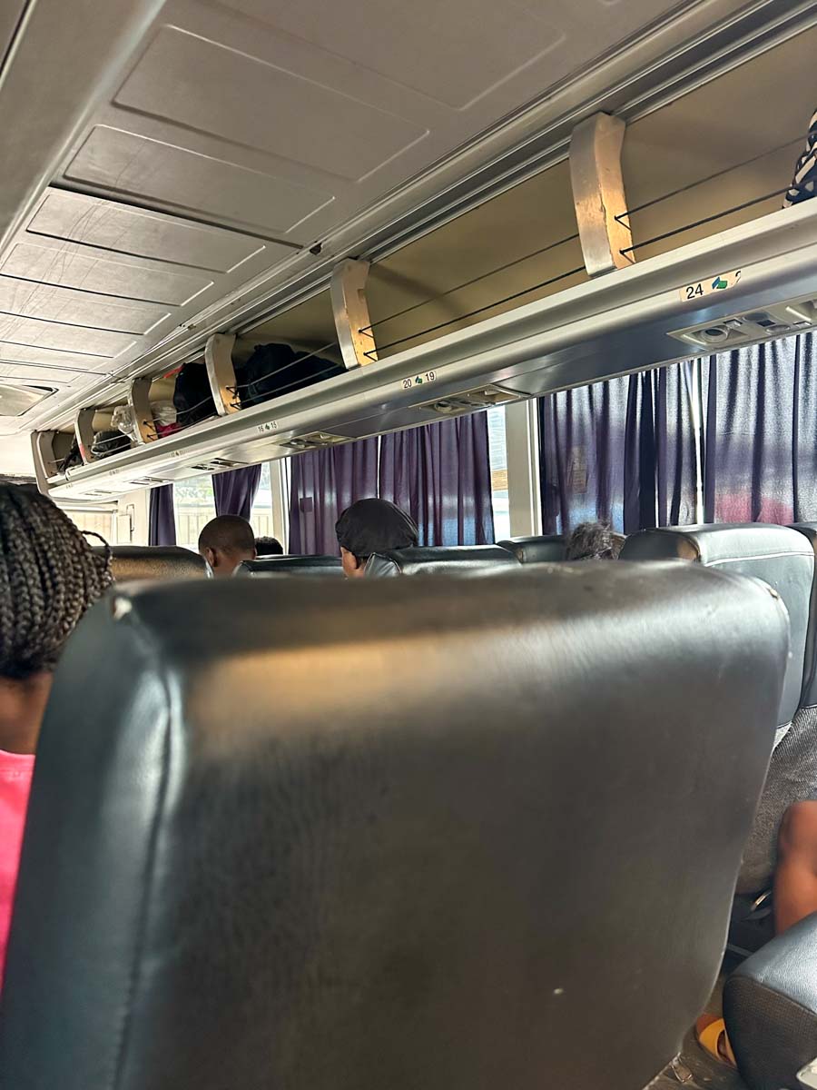 James Bus express reclling seats