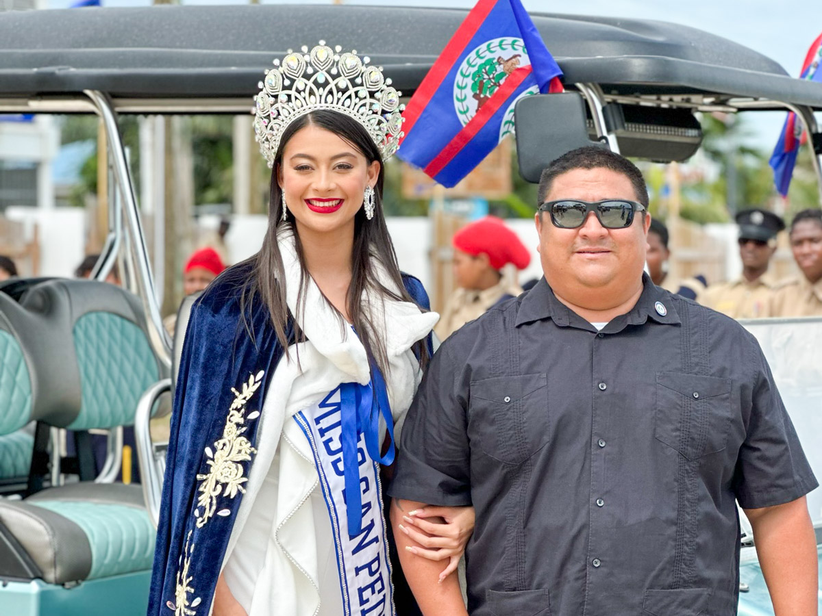 Miss San Pedro and the Mayor