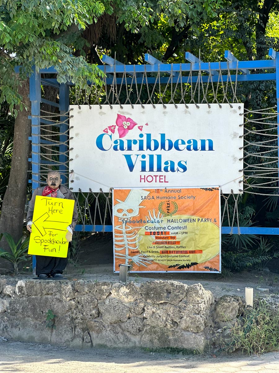 Entrance to Caribbean Villas