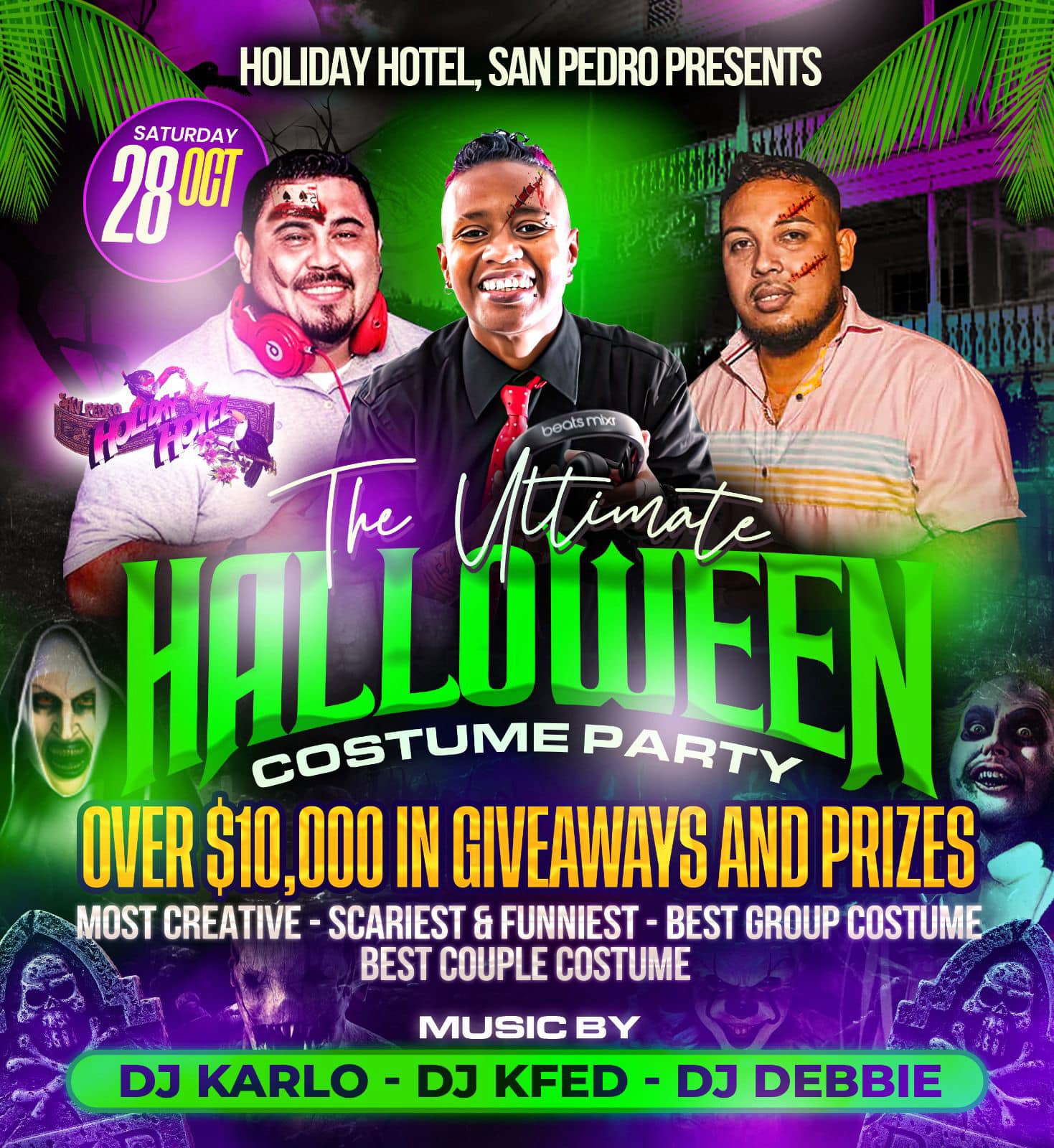 2023 Holiday Hotel party for Halloween