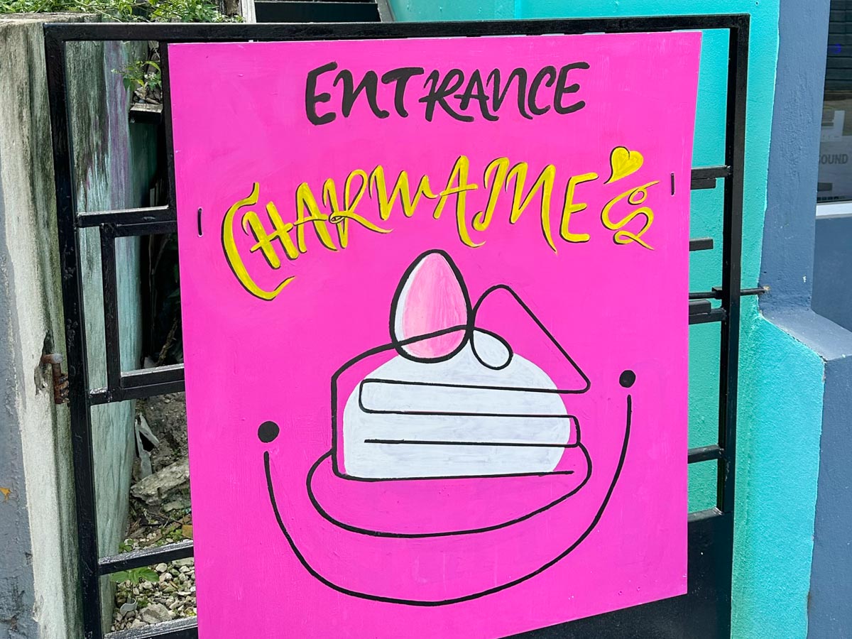 Charmaine's logo in pink