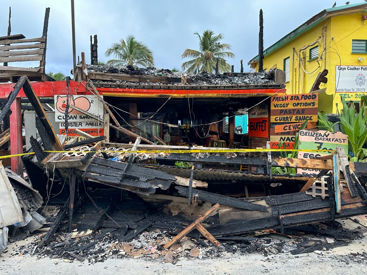 La Cubana Restaurant totally burned