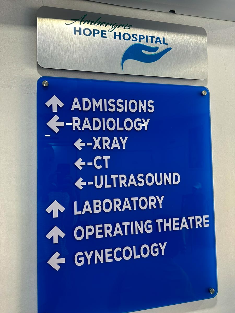 Admissions, XRay, CT scan, Ultrasound