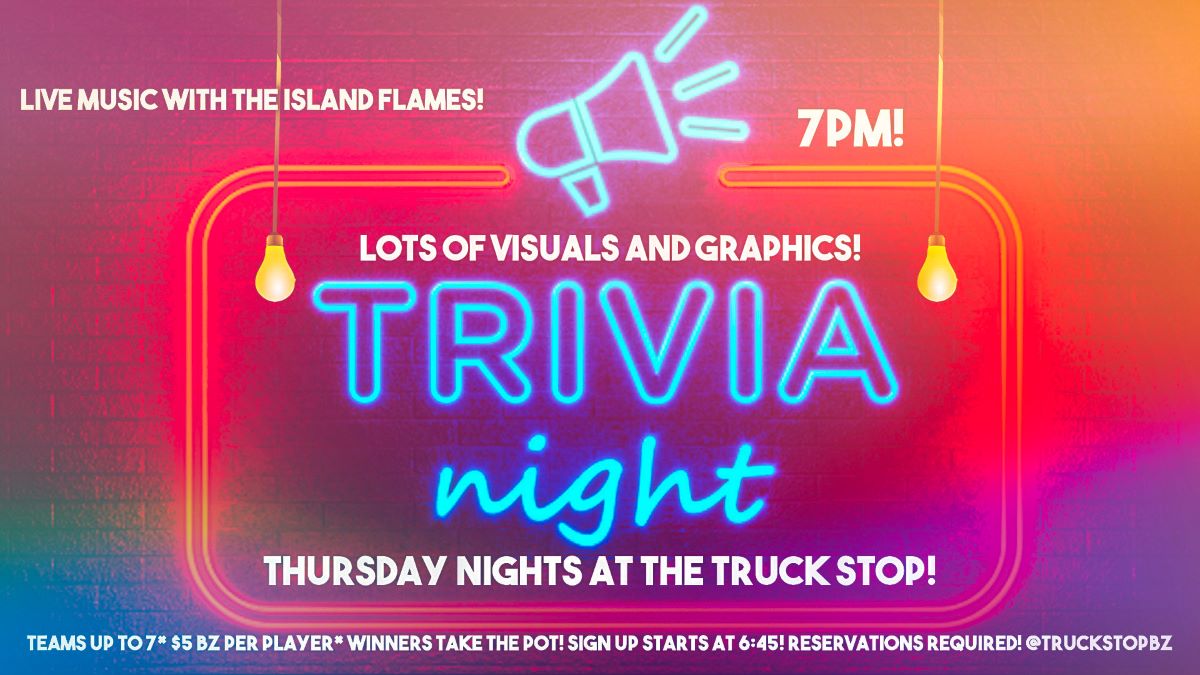 Truck Stop Trivia on Thursdays!