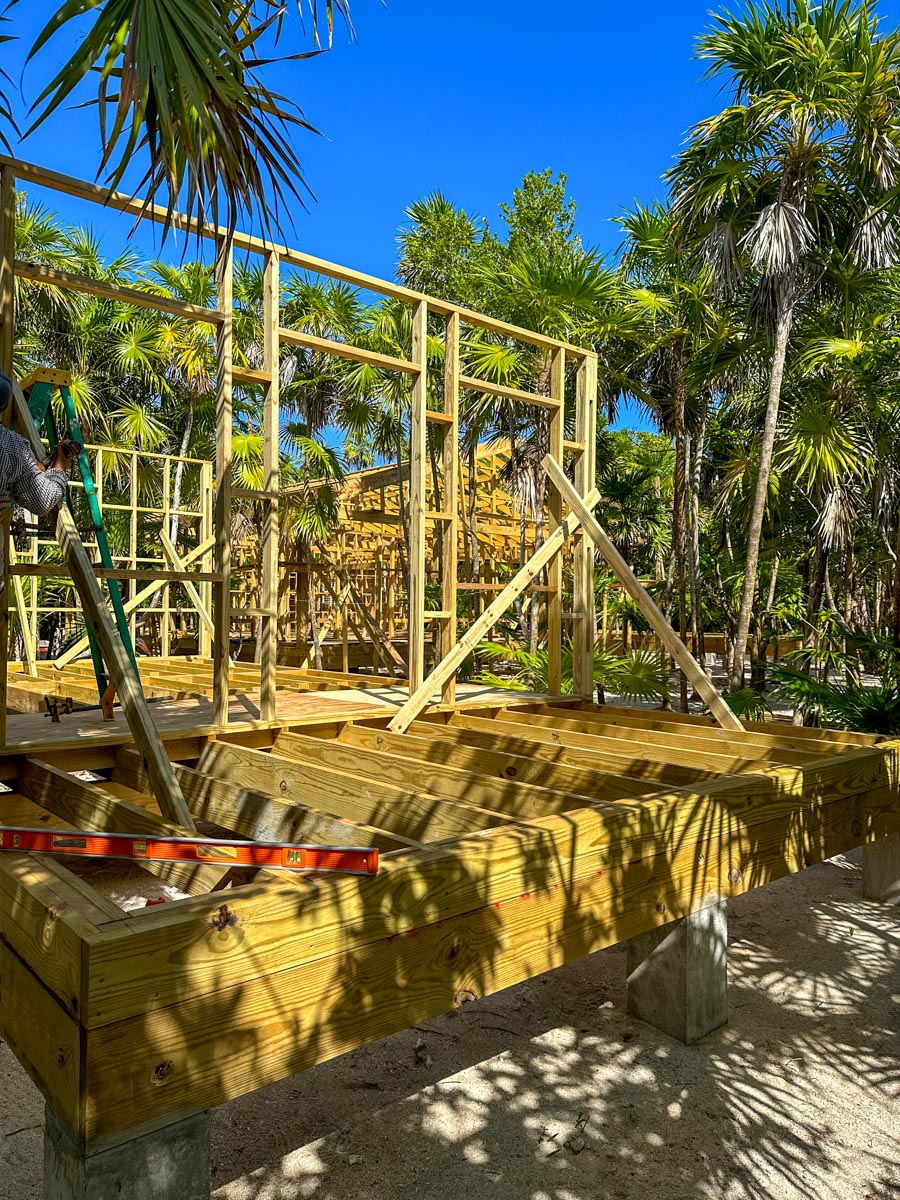 Construction up at Rocky Point