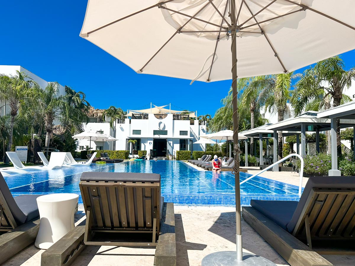 Gorgeous pool and loungers at Las Terrazas