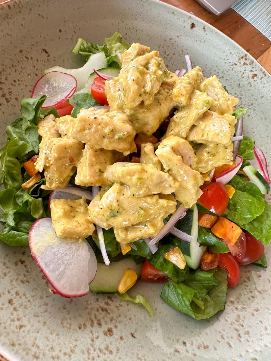 Curry salad at Matachica