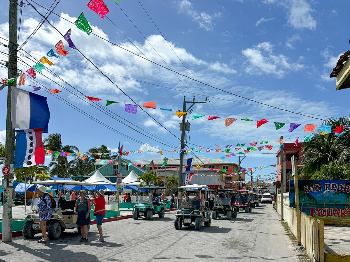 San Pedro decorated for Carnaval
