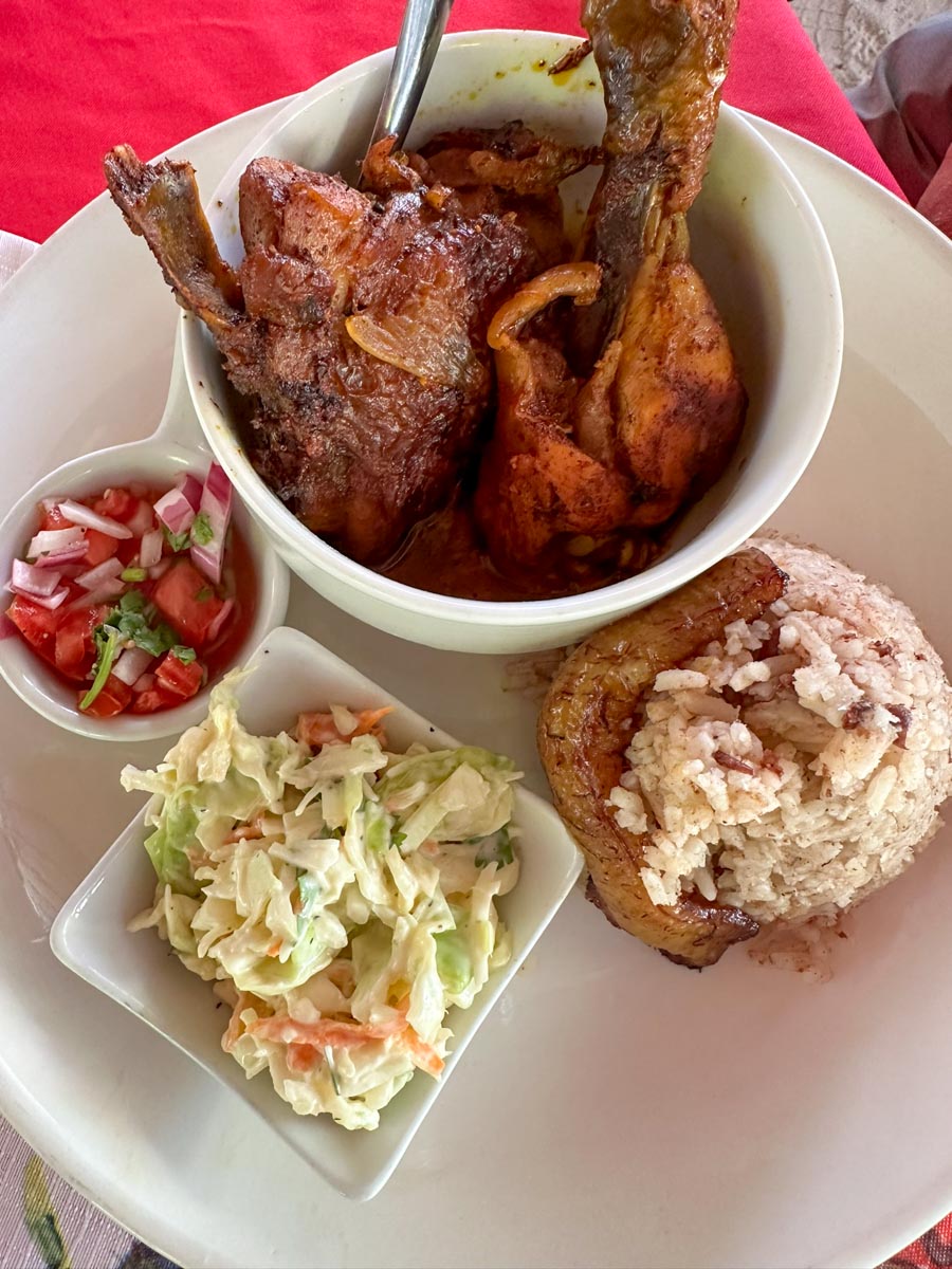 Stewed chicken at El Patio
